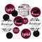Big Dot of Happiness 2026 Maroon Graduation Party Giant Circle Confetti - Party Decorations - Large Confetti 27 Count